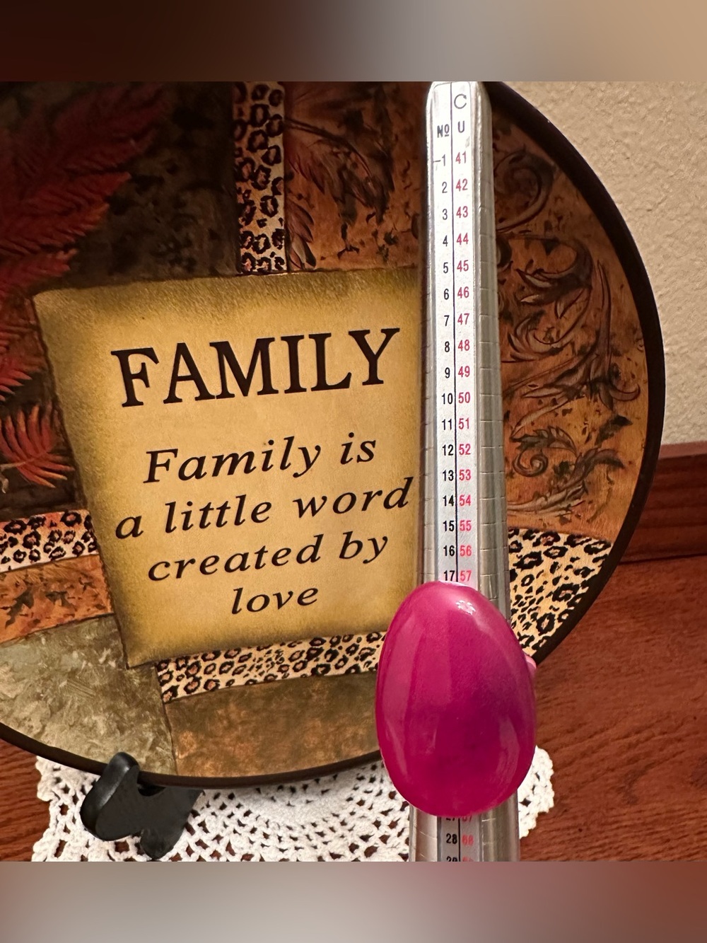 Large Pink Oval Stretch Statement Ring